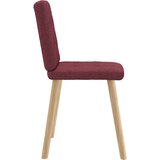  Jedilni stoli 6 kosov vinsko rdeče blago, (21822593) | Shoptok.si