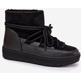 Boto Women's Snow Boots with Laces Black Rebekah | shoptok.hr