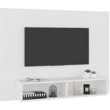  Zidni TV ormarić bijeli 120 x 23,5 x 90 cm konstruirano drvo | shoptok.hr