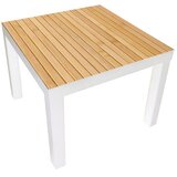 FLEISCHMANN Stol vrtni CLEVELAND 78x78x35cm tikovina Cijene