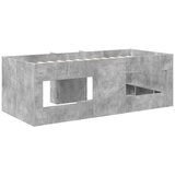  Kreveta za visoko spavanje djece 2 pcs Betonska siva - Betonska siva 100 x 200 cm | shoptok.hr