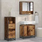  Set namještaja za kupaonicu 3 kom. Staro drvo 65 x 33 x 60 cm | shoptok.hr