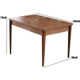  Ahşap kelebek - 1231 walnut extendable dining | ePonuda.com