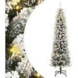 vidaXL Umetna novoletna jelka s 300 LED diodami in snegom 180 cm | Shoptok.si