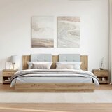  Noćni ormarići 2 kom Artisan hrast 40x30x39 cm izrađeno drvo | shoptok.hr