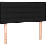  box spring s madracem LED crni 120 x 190 cm od tkanine | shoptok.hr