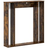  Okvir za kamin Dimljeni hrast 100 x 20 x 100 cm | shoptok.hr