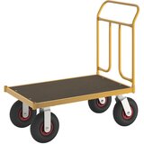 Kongamek ploski voziček KM144, dxšxv 1086 x 600 x 1090 mm, 2 vrtljivi in 2 fiksni kolesi Cene