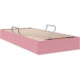  Ottomanska Okvir za krevet s pohranom s pohranom Baršun - Ružičasta 90 x 190 cm | shoptok.hr