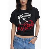 Desigual Majice s kratkimi rokavi 25wwtk51 pisana Cene