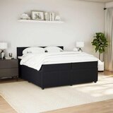  Krevet s oprugama i madracem crni 200x200 cm baršunasti | shoptok.hr
