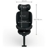 Kinderkraft I-360 2 PLUS i-Size autosjedalica 0-36 kg (40-150 cm), crna | shoptok.hr