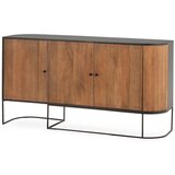 MOME Komoda od masivnog manga u prirodnoj boji 165x90x40 cm Curve – | shoptok.hr