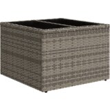 vidaXL 9-dijelni vrtni set sofe s jastučićima sivo poliratan, 2-sjedna vrtna sofa s pohranom i jastučićima sivo poliratan | shoptok.hr