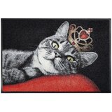 wash+dry PREDPRAŽNIK Royal Cat 50/75 cm rdeča, črna | Shoptok.si