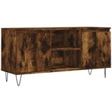 Maison Chic TV omarica - TV stojalo - Televizijska omarica dimljeni hrast 104x35x50 cm inženirski les, (21699814) Cene