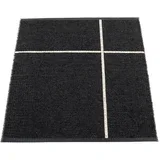Crni unutarnji i vanjski tepih 70x90 cm Fred Black –