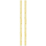 REGALUX regalsystem heavy sustav bočnih profila (visina: 174 cm, 2 kom., drvo) Cijene