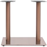  Noga za bistro stol mjedena 70x40x72 cm od nehrđajućeg čelika | shoptok.hr
