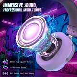 Attack Shark bežične gaming slušalice L30PRO 50mm/7.1 Surround/TriMode/Aluminium/1100mAh/White | Eponuda.com