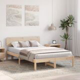  Krevetni okvir s glavom kreveta 120x200 cm od čvrstog bora | shoptok.hr