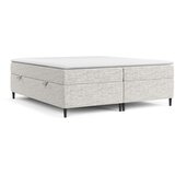 Maison de Rêve Svetlo siva boxspring postelja s prostorom za shranjevanje 160x200 cm Araya – | Shoptok.si