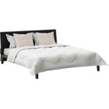 vidaXL Poplun Ostalo s jastukom 3 pcs Bijela 240 x 260 cm Mikrofibra | shoptok.hr