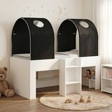  Krevet s Tunelom 4 pcs Bijela i crna Konstruirano drvo | shoptok.hr