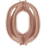  Falseto, balon, roze zlatna, broj 0, 81cm ( 725021 ) | ePonuda.com