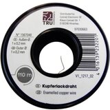TRU COMPONENTS Lakirana bakrena žica Vanjski promjer (uklj. izolacijski lak)=0.30 mm 50 m | Eponuda.ba