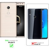 Cadorabo Ohišje, združljiv z Alcatelom v sivi črni barvi - zaščitni pokrov z magnetnim zapiranjem, stoječo funkcijo in režo za kartico, (20568991) | Shoptok.si