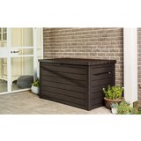 Keter Ontario kutija 870 L (izgled drva), smeđa | shoptok.hr