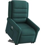 Maison Chic Naslanjač - Relax naslanjač s funkcijo vstajanja temno zeleno blago, (22040348) | Shoptok.si