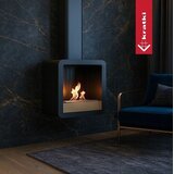 Kratki Zidni bio kamin Tetra, Crni | Eponuda.com