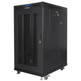 Lanberg FLOOR-STANDING RACK CABINET 19 22U 800X1000 BLACK PERFORATED LCD DOOR (FLAT PACK) V2 | shoptok.hr