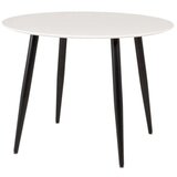Venture Home Plaza okrugli blagovaonski stol ⌀100 cm, bijeli | shoptok.hr