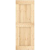  Klizna vrata s priborom za montažu 80 x 210 cm masivna borovina | shoptok.hr