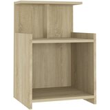 Furnova Nočna omarica sonoma hrast 40x35x60 cm iverna plošča, (21927282) | Shoptok.si
