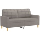  3-dijelni set sofa s jastucima smeđesivi od tkanine | shoptok.hr