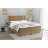 Ropez Oker žuti tapecirani bračni krevet s prostorom za odlaganje 200x200 cm Flip – | shoptok.hr