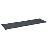  Jastuk za vrtnu klupu antracit 180 x 50 x 3 cm tkanina Oxford | shoptok.hr
