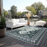 Elle Decoration Zeleni/krem vanjski tepih 80x150 cm Gemini – | shoptok.hr