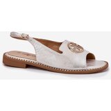 S. BARSKI Womens Sandals On A Flat Heel With Decoration S.Barski | ePonuda.com