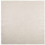  Rug "ZIZUR" Cream 200x200 cm Juta videz Notranje in zunanje | Shoptok.si