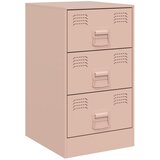  The Living Store Nočna omarica roza 34,5x39x62 cm jeklo - Nočna Omarica, (21495888) | Shoptok.si
