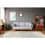Kayoom RAVNO TKANA PREPROGA 120/180 cm taftano siva, metino zelena | Shoptok.si