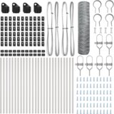 vidaXL Ograja v obliki heksagona 0.8x50 m Pocinkano jeklo | Shoptok.si