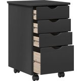 Set ormara za radne stolove 2 kom. Siva Masivna borovina | shoptok.hr