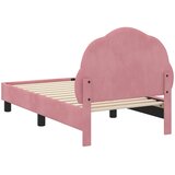  Okvir kreveta za malu djecu s naslonom Ružičasta 70 x 140 cm | shoptok.hr