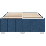 vidaXL Okvir za krevet bez madraca plavi 140 x 190 cm od tkanine | shoptok.hr